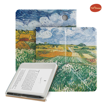 Oil Painting Magnetic Stylus Case for Kobo Libra Colour Libra2