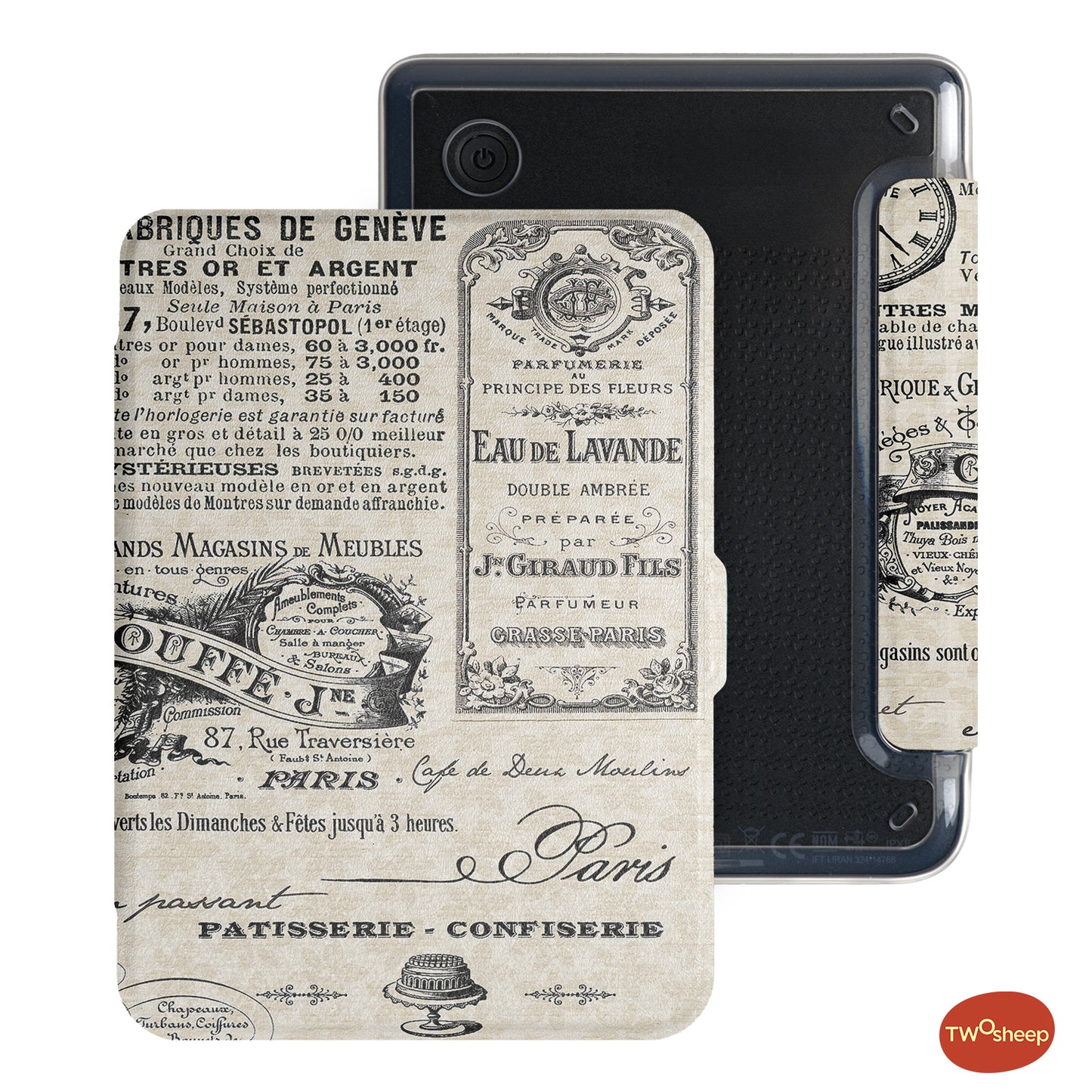 INS Collage Detachable Case for Kobo Clara Colour BW 2E