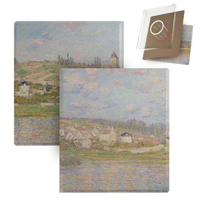 Traditional Oil Painting Style Magnetic Detachable Folio Cover Case for Boox Go7, Boox Go Color7 Gen2