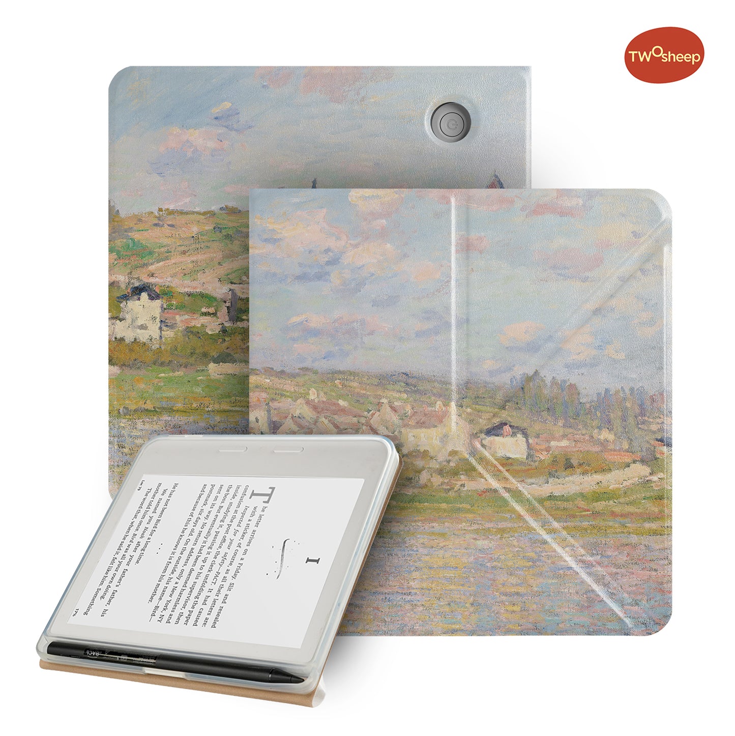 Oil Painting Magnetic Stylus Case for Kobo Libra Colour Libra2