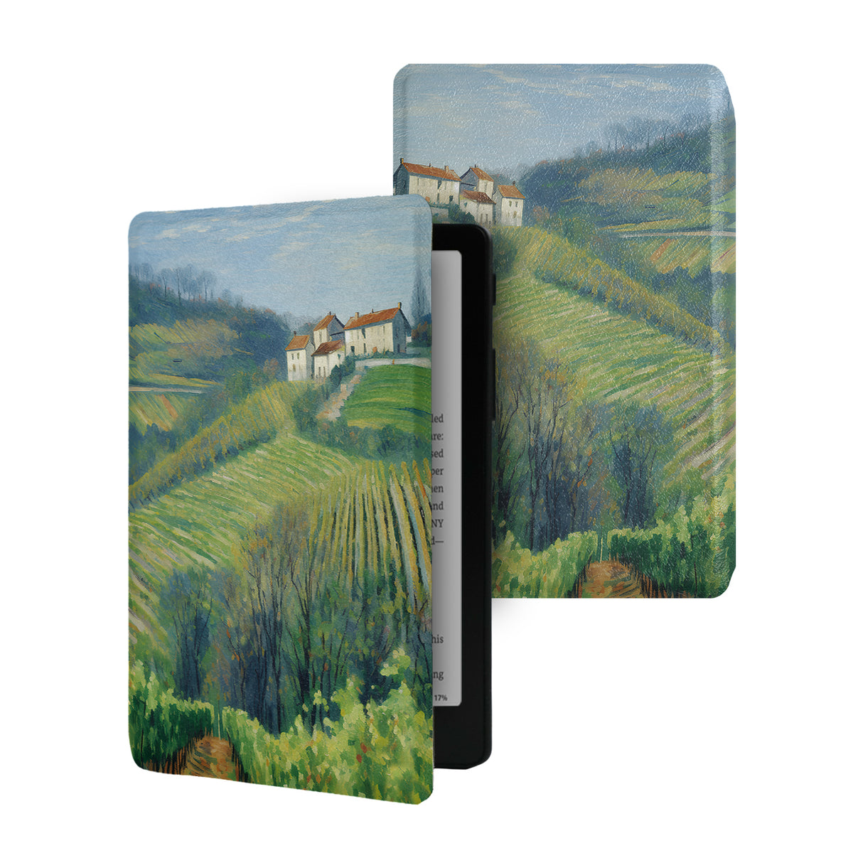 Hand-Drawn Illustration Frameless Magnetic Cover Case for XTEINK X4 Pro