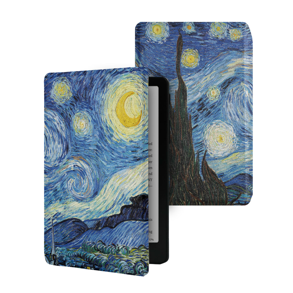 Classic Oil Painting Frameless Magnetic Folio Cover Case for XTEINK X4 Pro