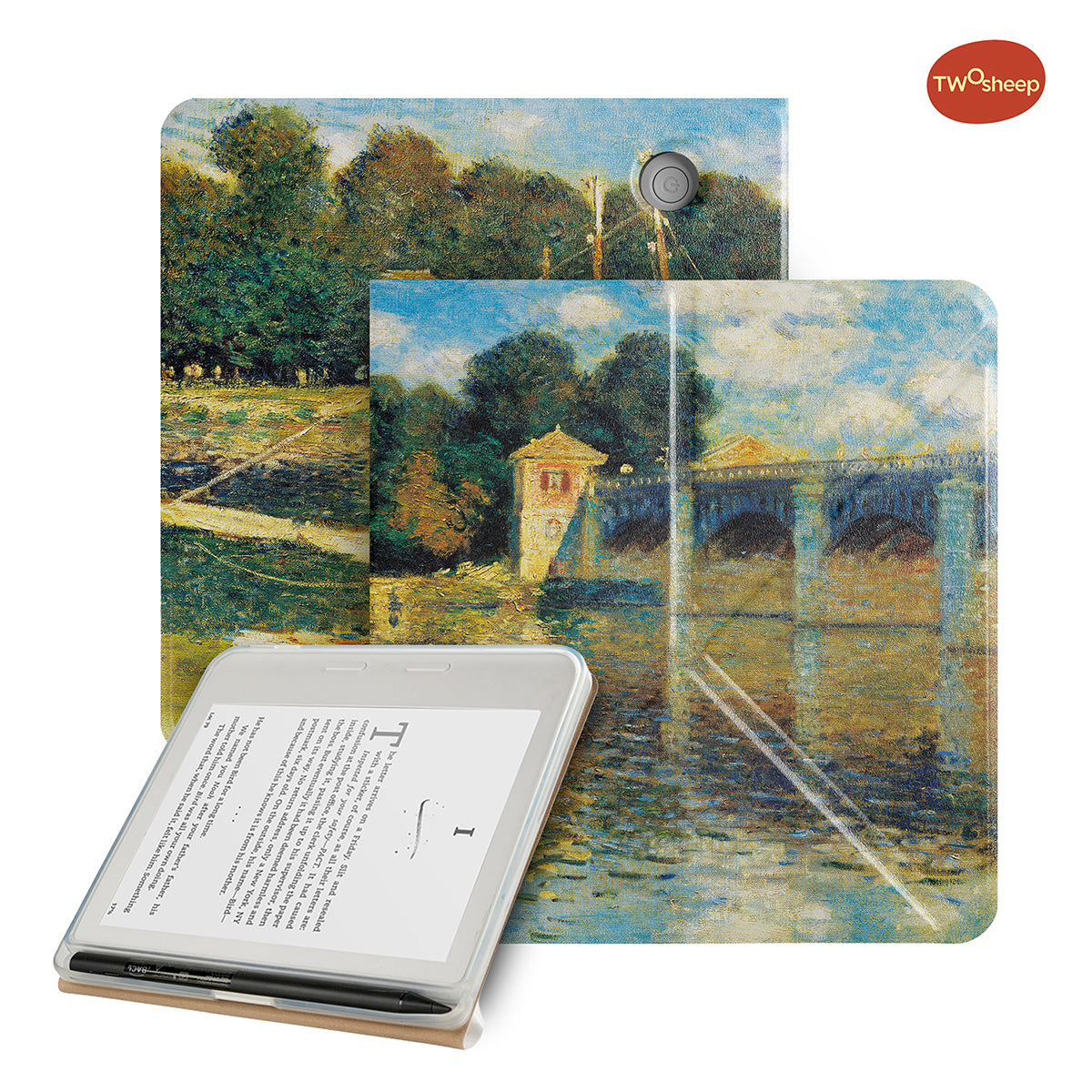 Oil Painting Magnetic Stylus Case for Kobo Libra Colour Libra2