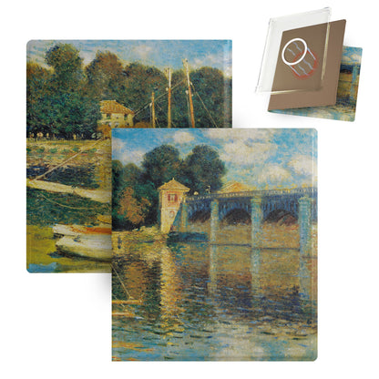 Traditional Oil Painting Style Magnetic Detachable Folio Cover Case for Boox Go7, Boox Go Color7 Gen2