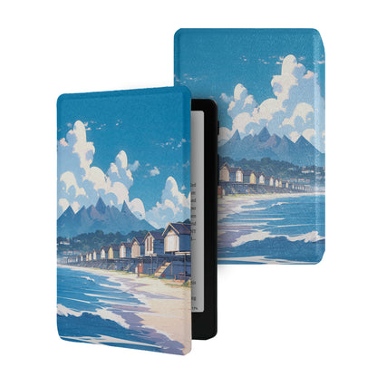Hand-Drawn Illustration Frameless Magnetic Cover Case for XTEINK X4 Pro