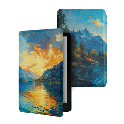 Hand-Drawn Illustration Frameless Magnetic Cover Case for XTEINK X4 Pro