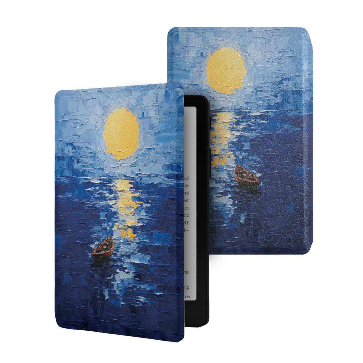 Hand-Drawn Illustration Frameless Magnetic Cover Case for XTEINK X4 Pro