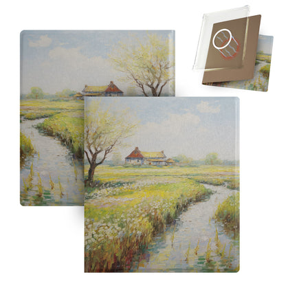 Modern Illustration Style Magnetic Detachable Cover Case for Boox Go7, Go Color7 Gen2