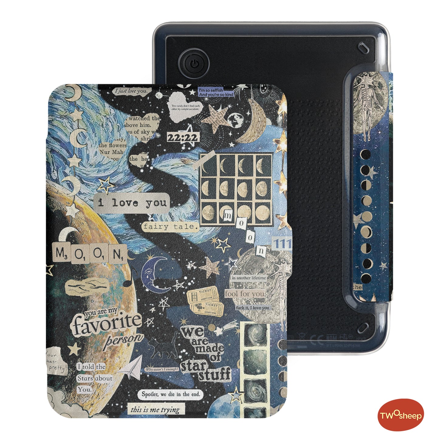 INS Collage Detachable Case for Kobo Clara Colour BW 2E