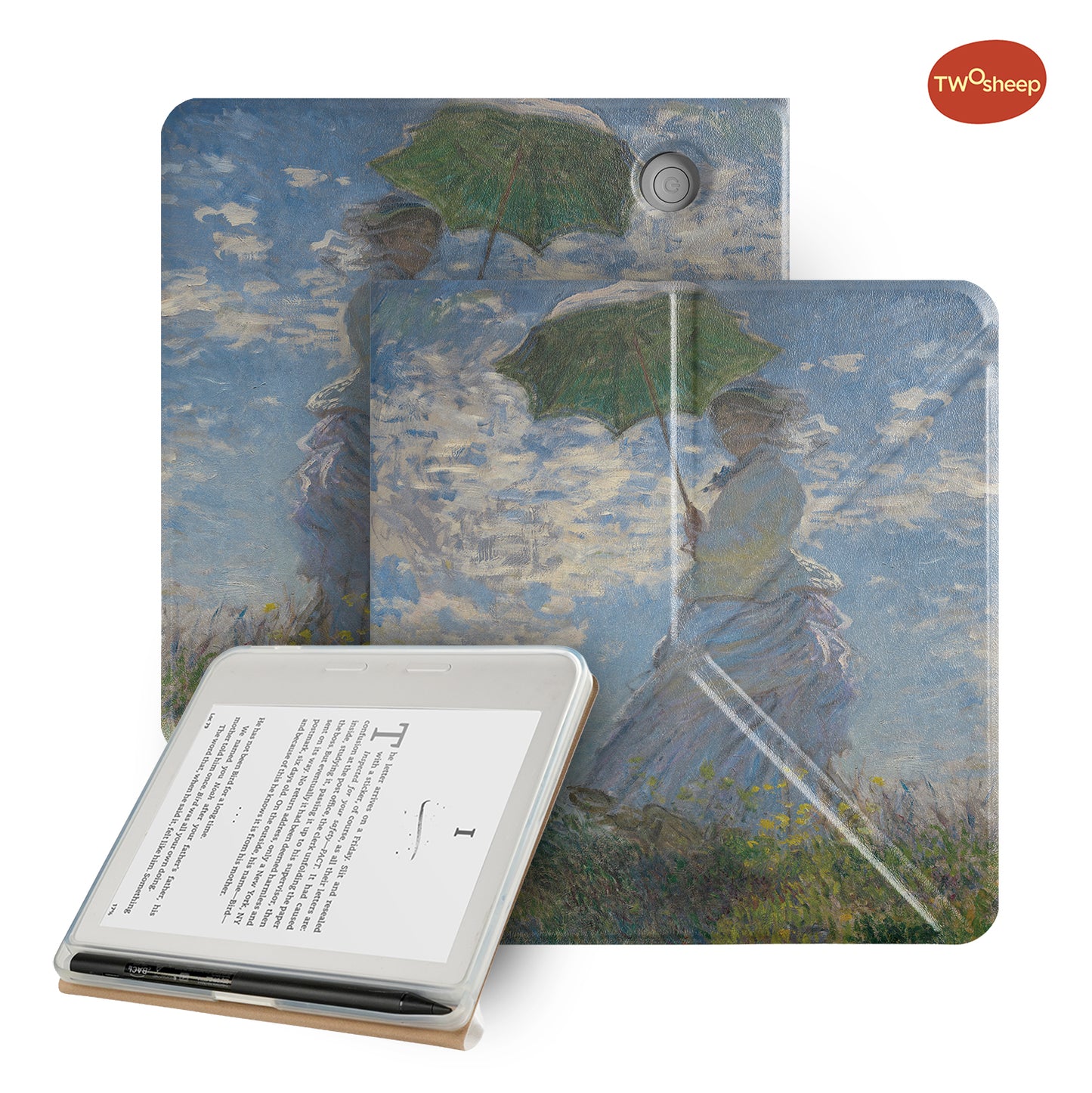 Oil Painting Magnetic Stylus Case for Kobo Libra Colour Libra2