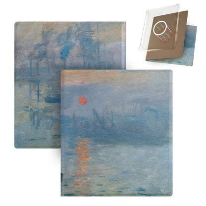 Traditional Oil Painting Style Magnetic Detachable Folio Cover Case for Boox Go7, Boox Go Color7 Gen2