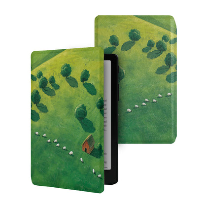 Hand-Drawn Illustration Frameless Magnetic Cover Case for XTEINK X4 Pro