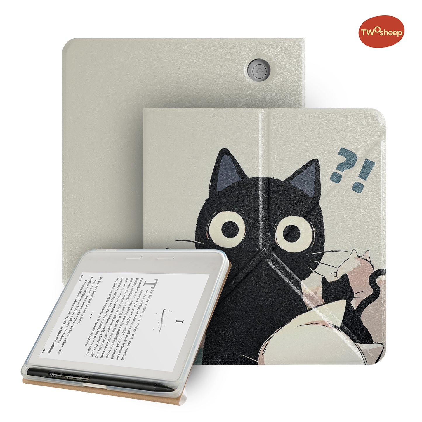 Cute Illustration Magnetic Case for Kobo Libra Colour Libra2