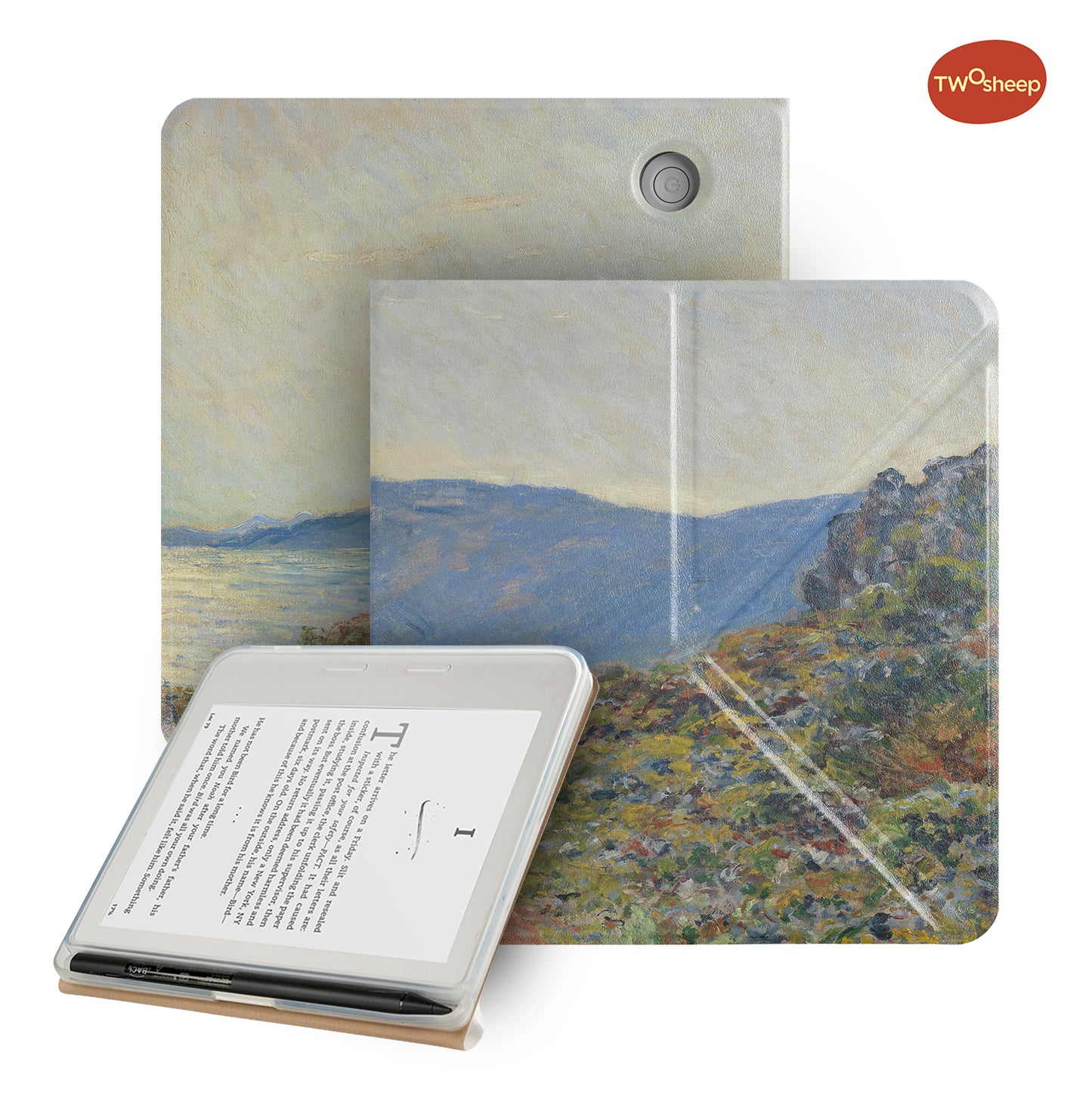 Oil Painting Magnetic Stylus Case for Kobo Libra Colour Libra2