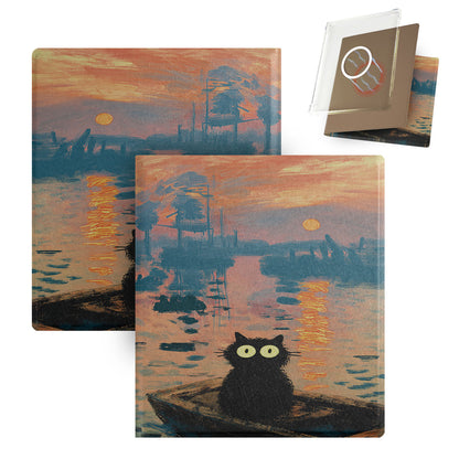 Monet and Cat Magnetic Detachable TPU Cover Case for Boox Go7, Boox Go Color7 Gen2
