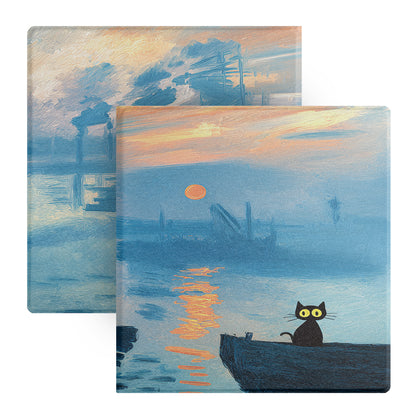 Illustration Magnetic Detachable Cover Case for Bigme B751 Bigme B751C