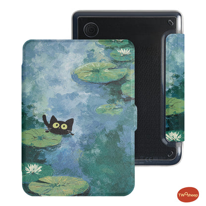 Monet & Cat Detachable Case for Kobo Clara Series