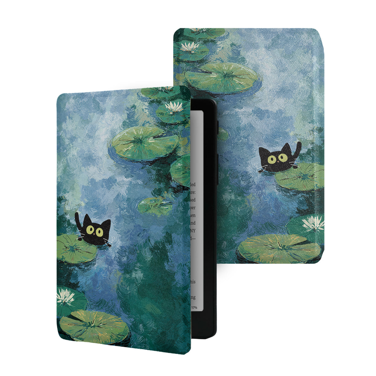 Monet and Cat Frameless Magnetic Cover Case XTEINK X4 Pro