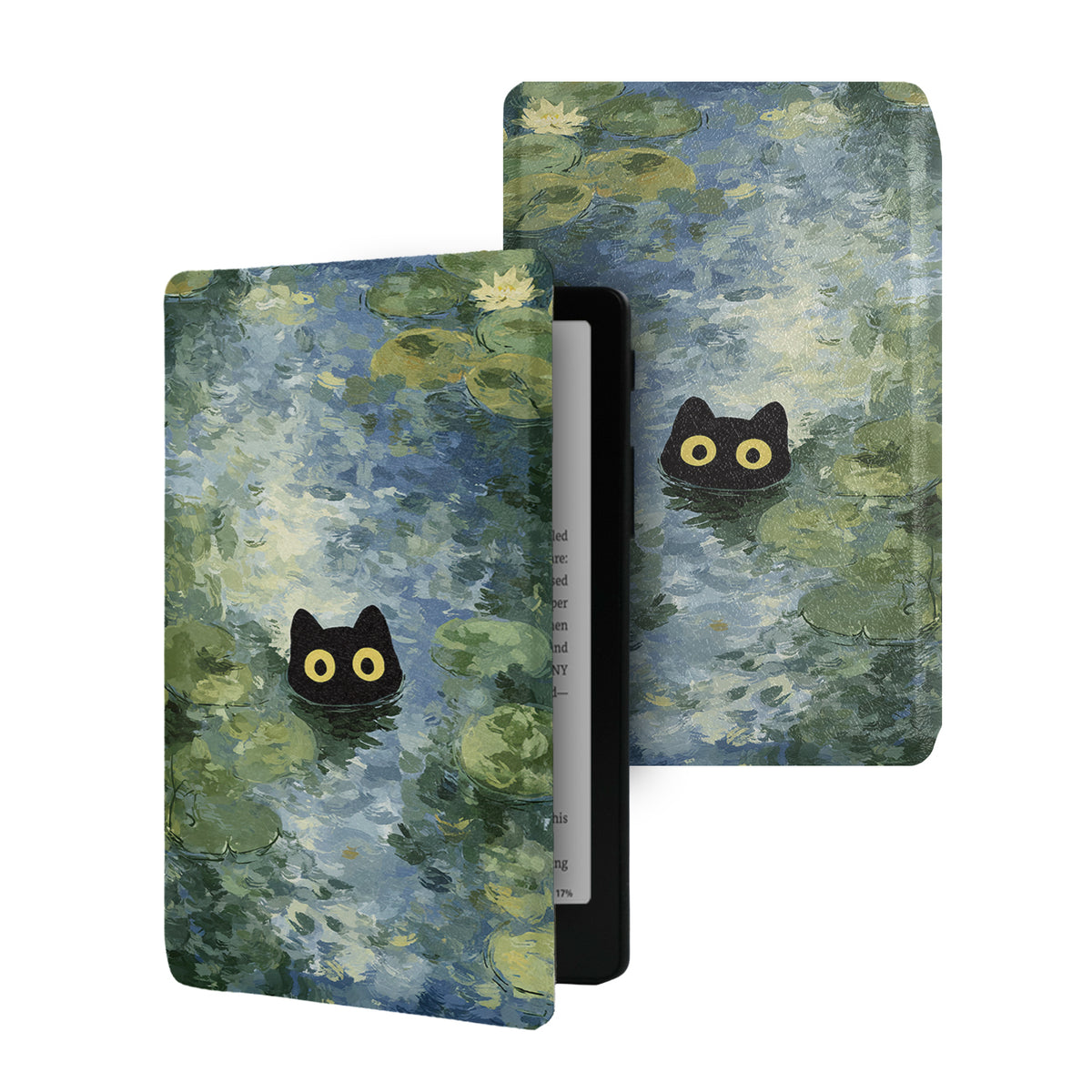 Monet and Cat Frameless Magnetic Cover Case XTEINK X4 Pro
