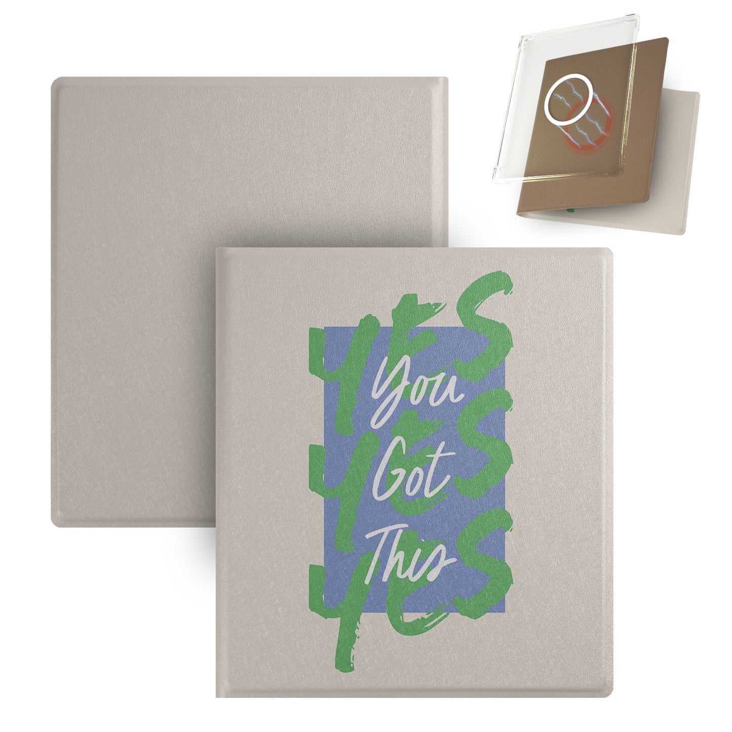 English Quote Magnetic Detachable TPU Cover Case for Boox Go7, Boox Go Color7 Gen2