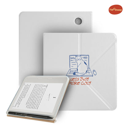 Cute Cat Dog Magnetic Case for Kobo Libra Colour Libra2