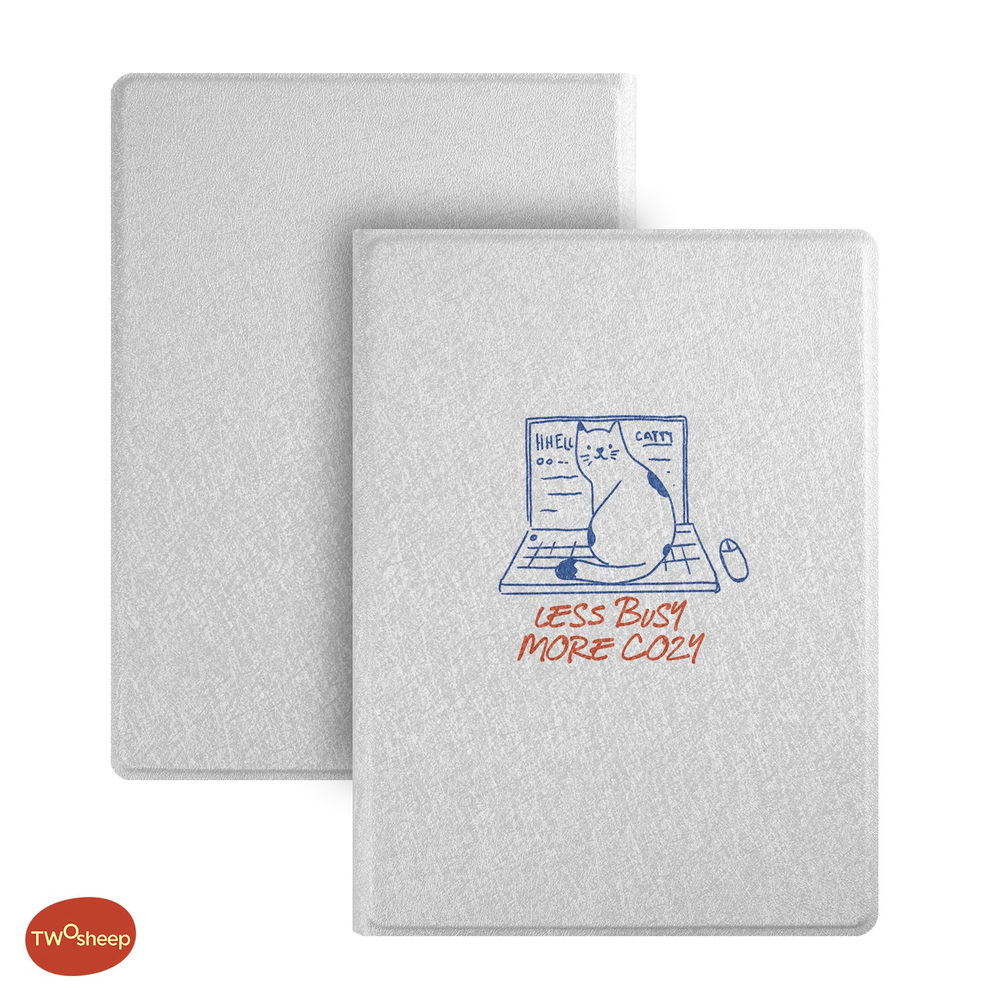 Line Art Cat and Dog Magnetic Shell-Free Cover Case for Bigme B6