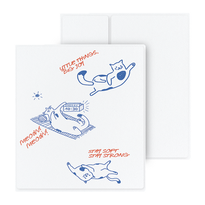 Hand-Drawn Line Cats Magnetic Folio for Boox Go 7-inch Series