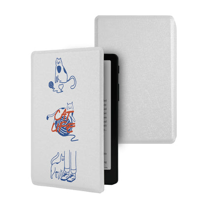 Hand-Drawn Line Art Frameless Magnetic Cover Case for XTEINK X4 Pro