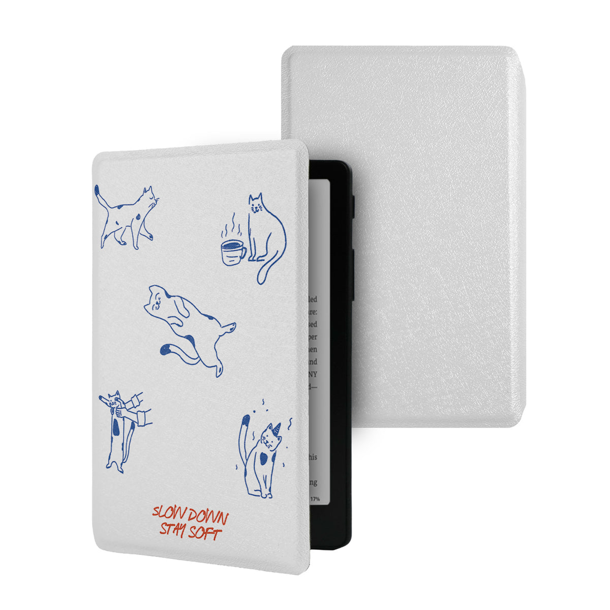 Hand-Drawn Line Art Frameless Magnetic Cover Case for XTEINK X4 Pro