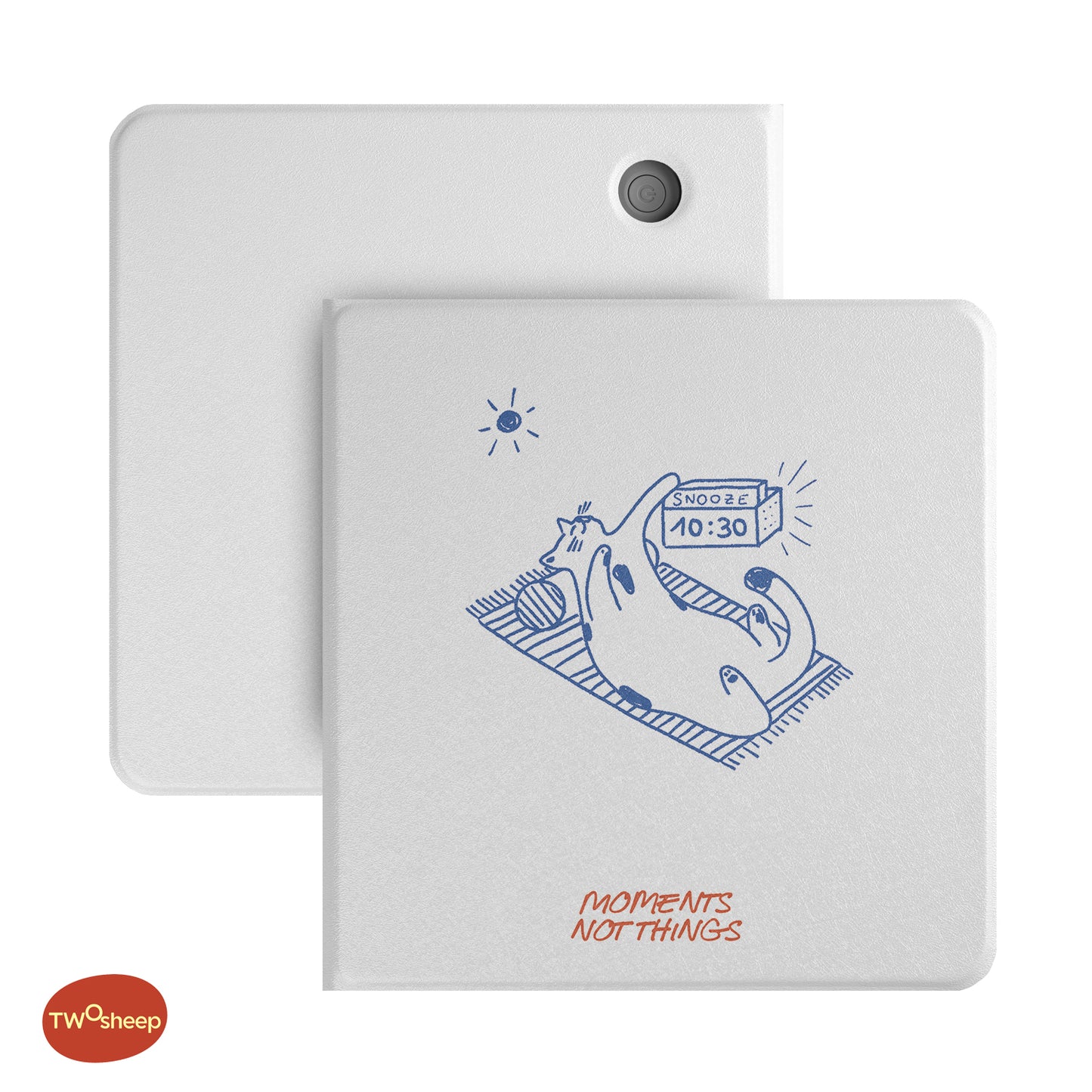 Cute Hand-Drawn Cats & Dogs Detachable Folio for Kobo Libra Colour & Libra2