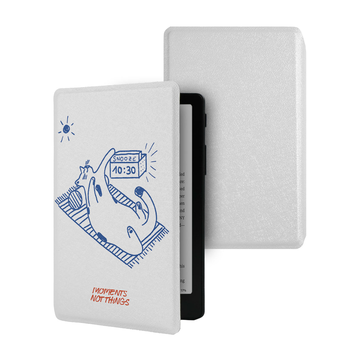 Hand-Drawn Line Art Frameless Magnetic Cover Case for XTEINK X4 Pro