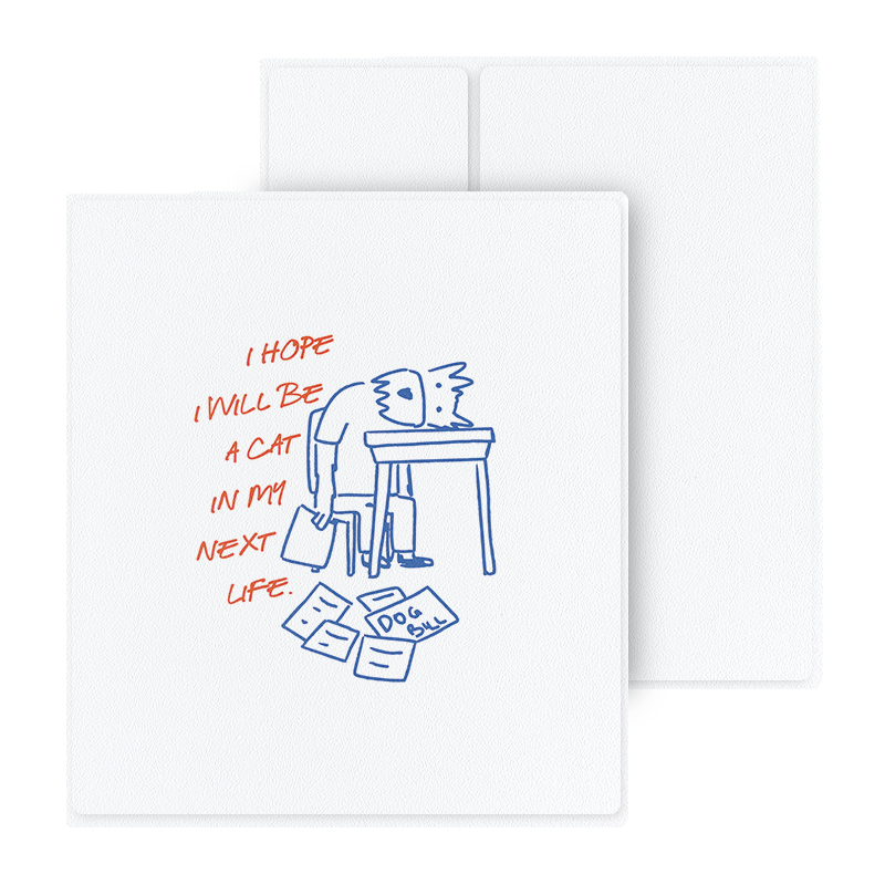 Hand-Drawn Line Dogs Magnetic Folio for Boox Go 7-inch Series