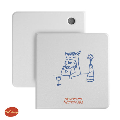 Cute Hand-Drawn Cats & Dogs Detachable Folio for Kobo Libra Colour & Libra2
