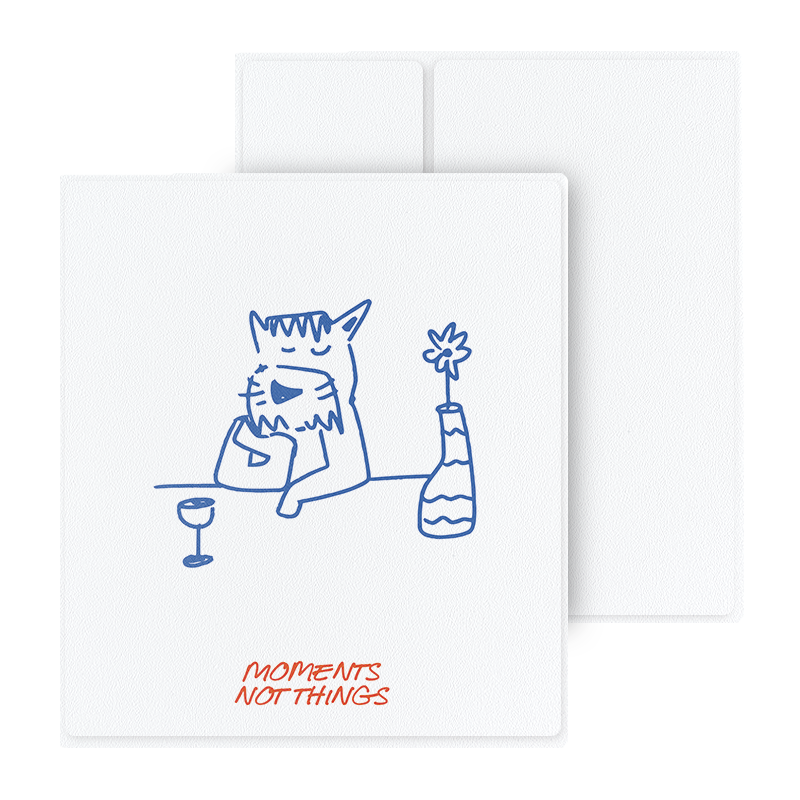Hand-Drawn Line Dogs Magnetic Folio for Boox Go 7-inch Series