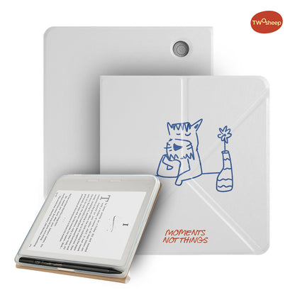 Cute Cat Dog Magnetic Case for Kobo Libra Colour Libra2