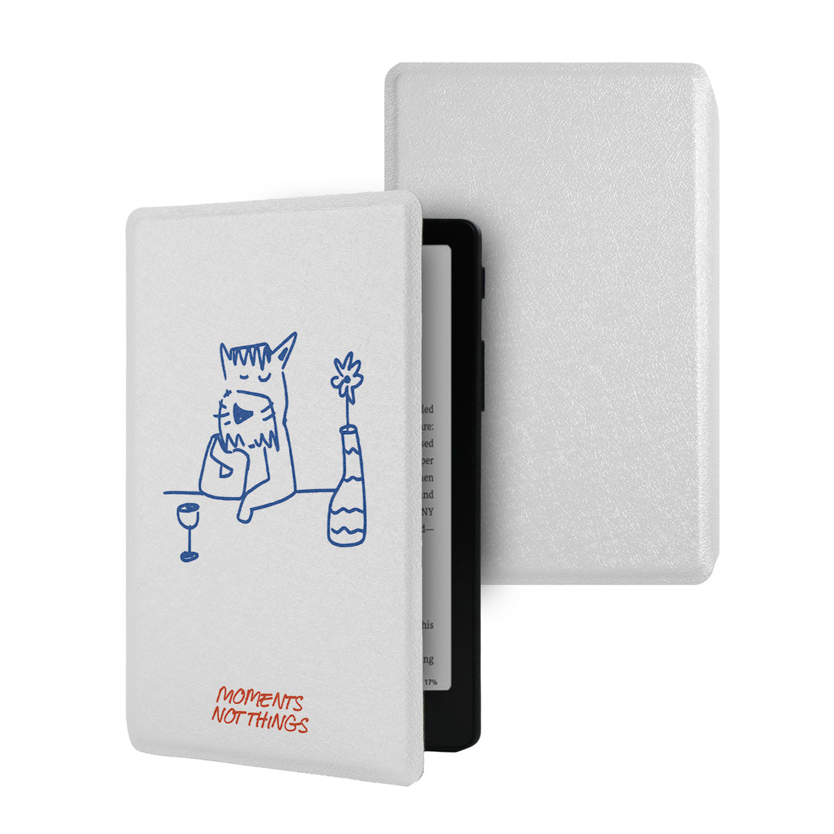 Hand-Drawn Line Art Frameless Magnetic Cover Case for XTEINK X4 Pro