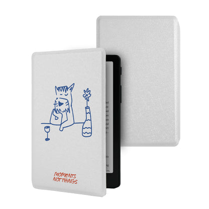 Hand-Drawn Line Art Frameless Magnetic Cover Case for XTEINK X4 Pro