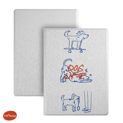 Line Art Cat and Dog Magnetic Shell-Free Cover Case for Bigme B6