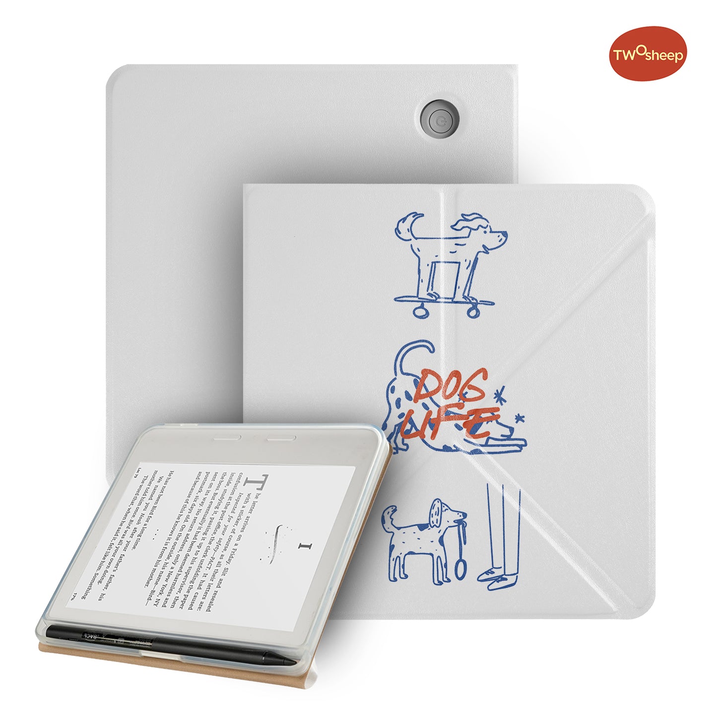 Cute Cat Dog Magnetic Case for Kobo Libra Colour Libra2