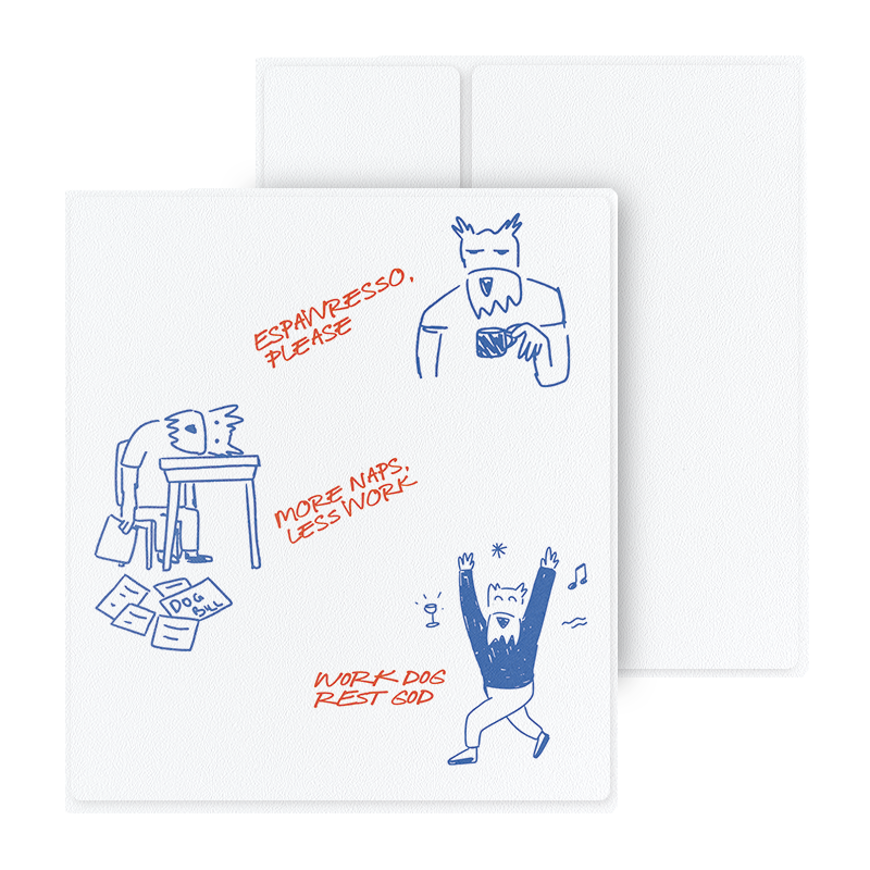 Hand-Drawn Line Dogs Magnetic Folio for Boox Go 7-inch Series