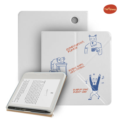 Cute Cat Dog Magnetic Case for Kobo Libra Colour Libra2