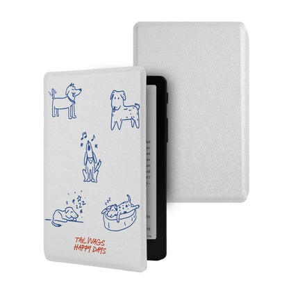 Hand-Drawn Line Art Frameless Magnetic Cover Case for XTEINK X4 Pro