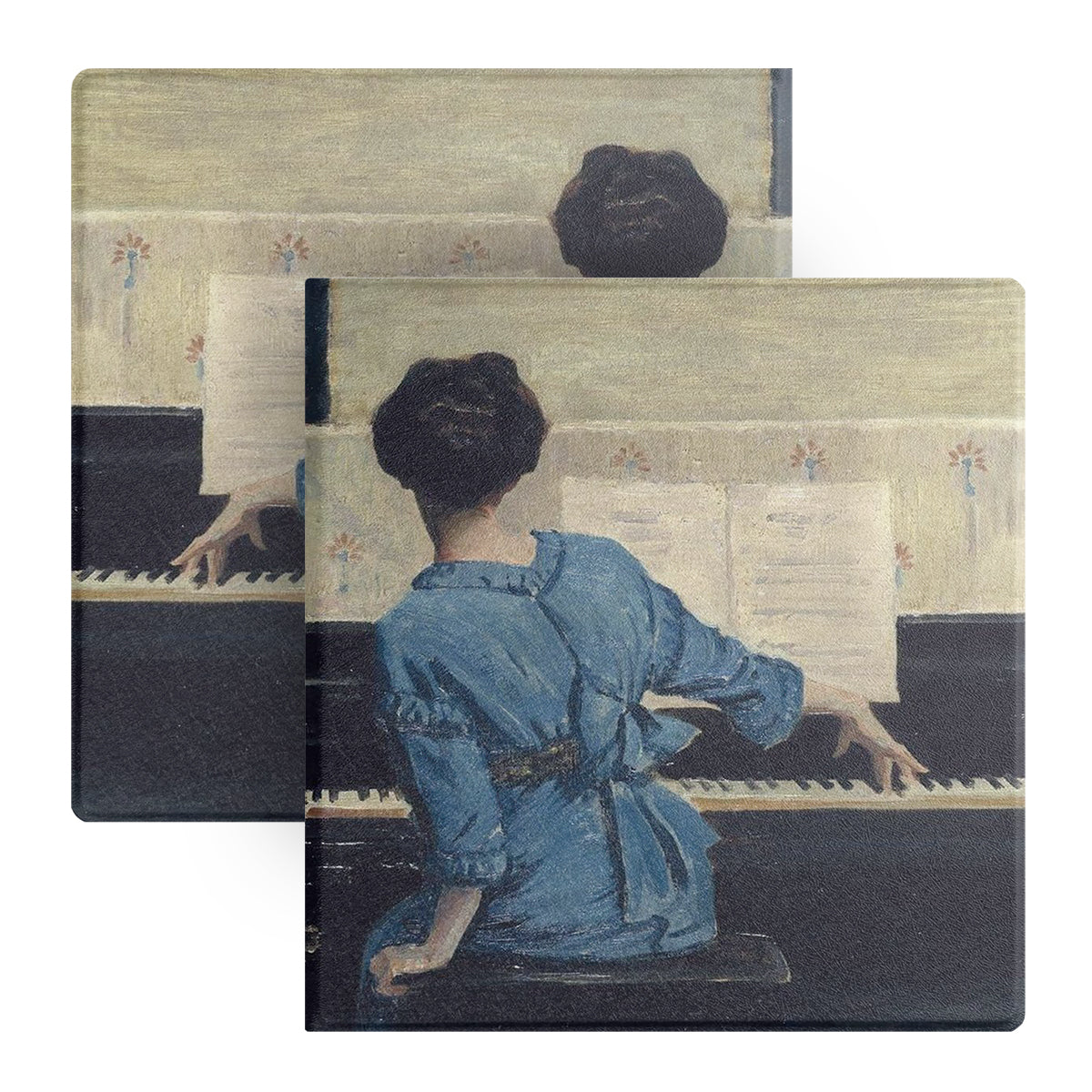 Oil Painting Magnetic Detachable Cover Case with Stylus Slot for Bigme B751 B751C