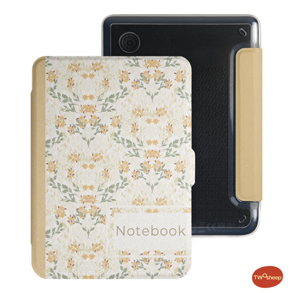Floral Journal Detachable Case for Kobo Clara BW Colou 2E