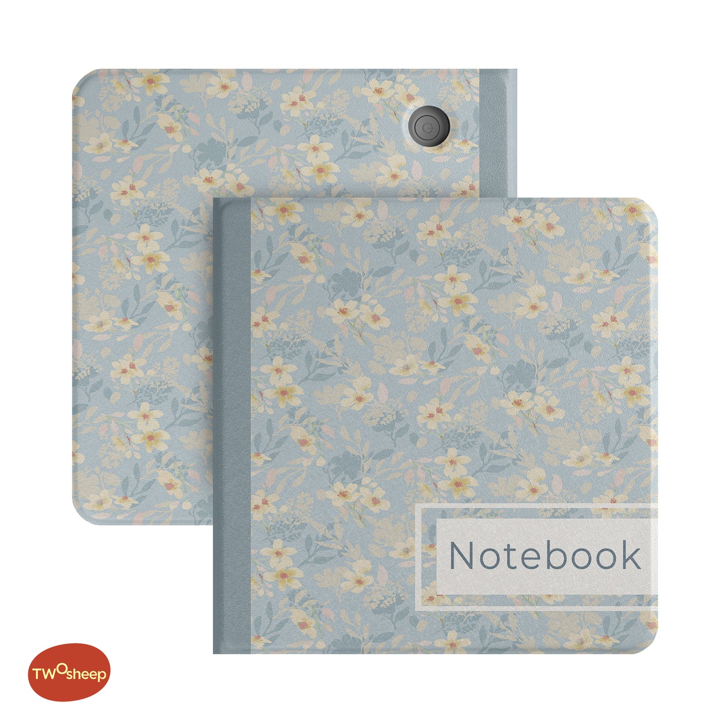 Floral Notebook Detachable Magnetic Folio for Kobo Libra Colour & Libra2