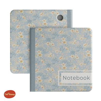 Floral Notebook Detachable Magnetic Folio for Kobo Libra Colour & Libra2