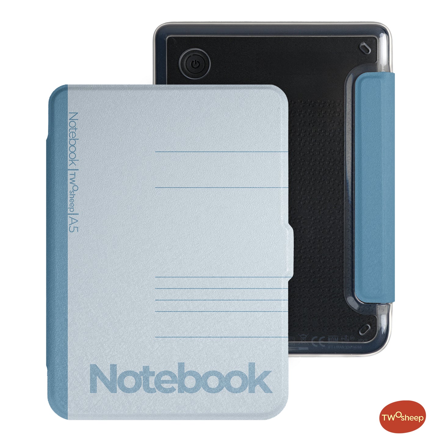 Campus Journal Detachable Magnetic Case for Kobo Clara Colour and Kobo Clara BW
