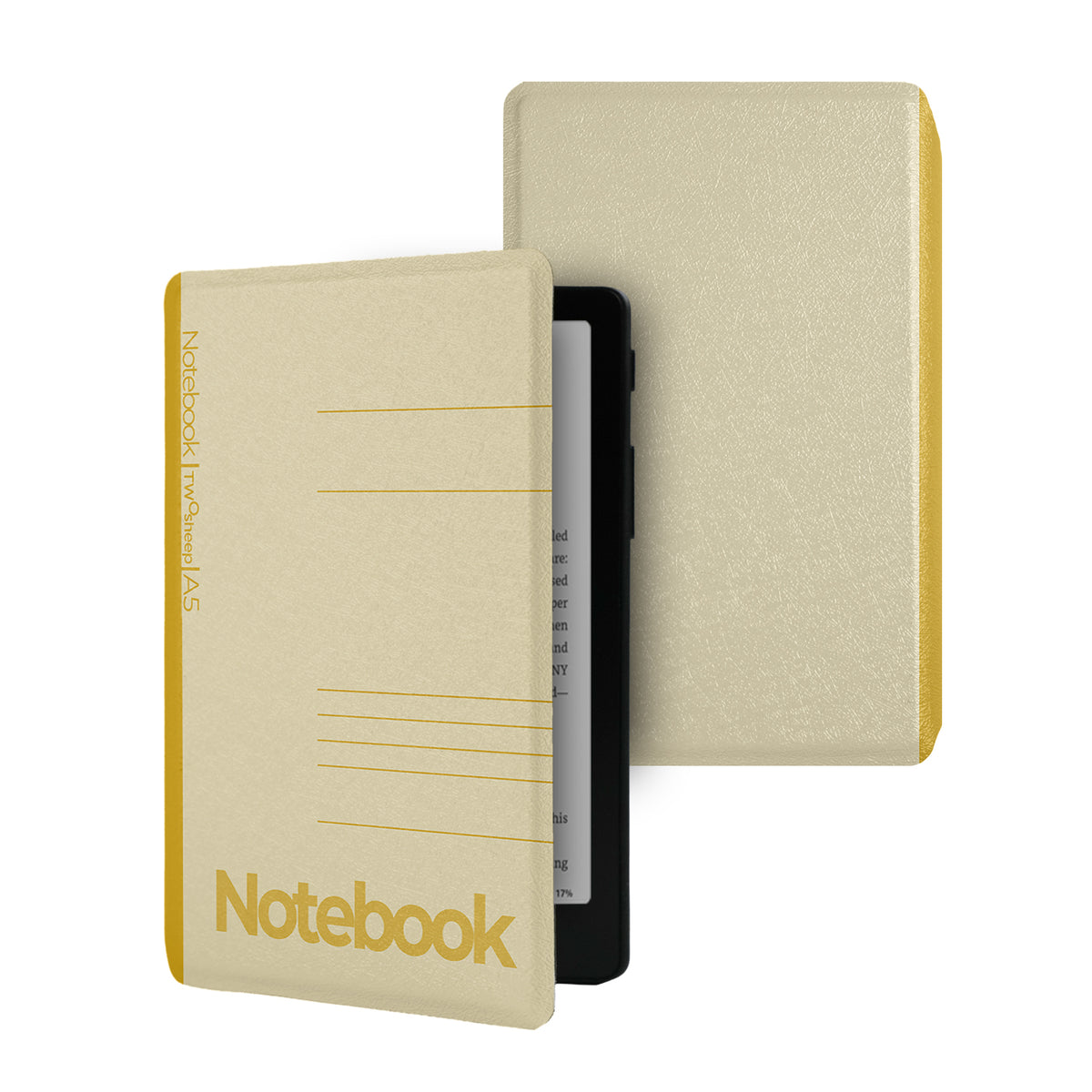 Classic Notebook Style Magnetic Frameless Cover Case for XTEINK X4 Pro