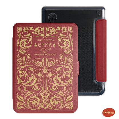 Vintage Book Detachable Case for Kobo Clara Colour BW 2E