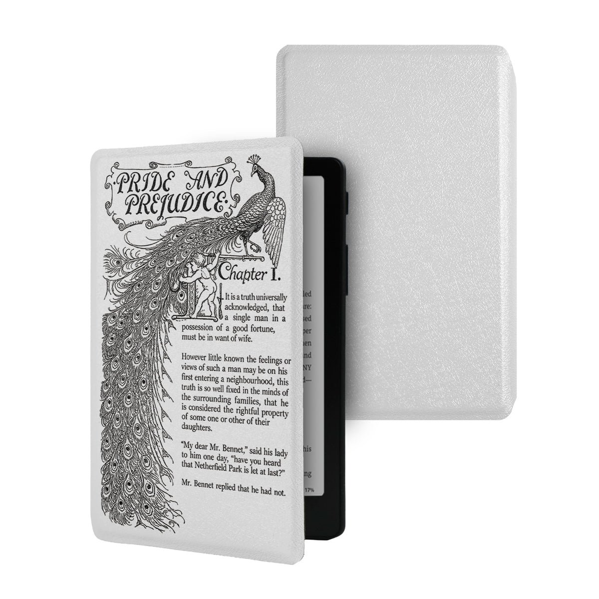 Vintage Book Cover Frameless Magnetic Cover Case for XTEINK X4 Pro